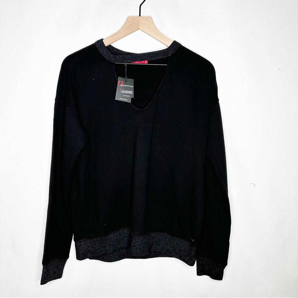 n:PHILANTHROPY Belize Black Sweatshirt NWT in Medium
